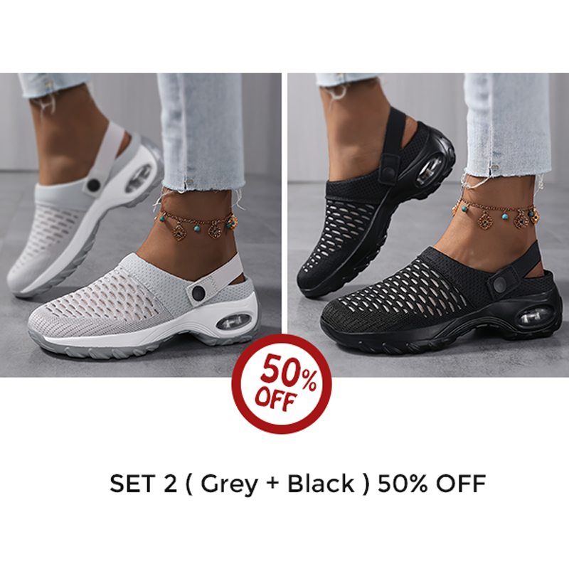 ⭐ Last Day Sale 60% OFF ⭐Women's Orthopedic Clogs With Air Cushion Support to Reduce Back and Knee Pressure