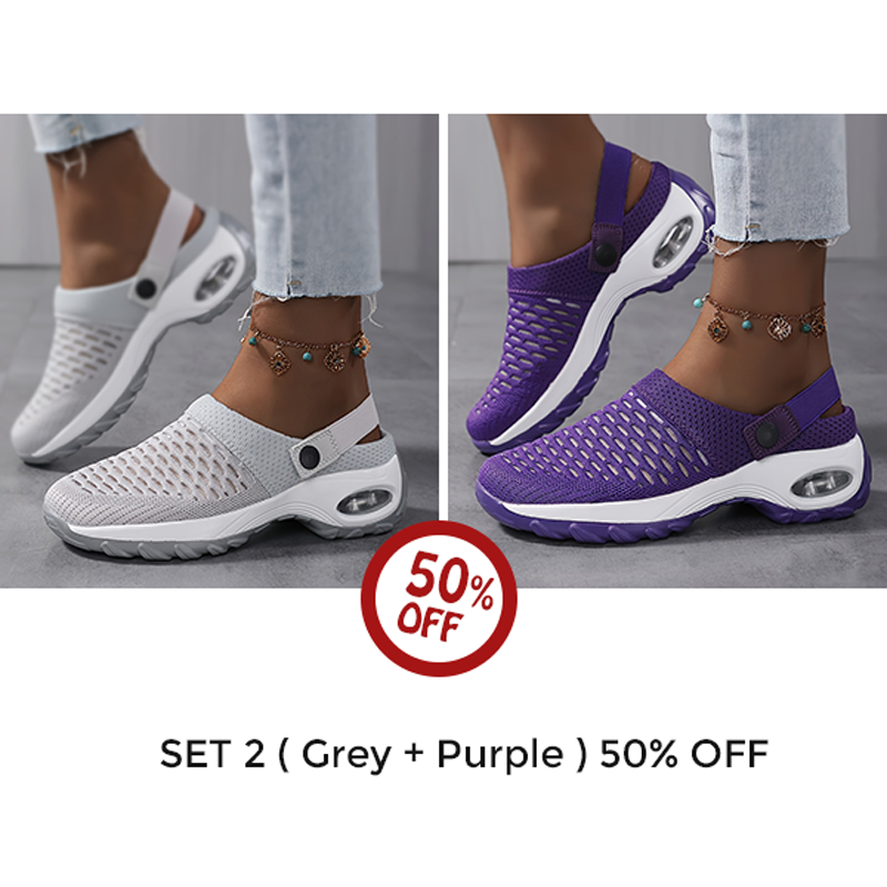 ⭐ Last Day Sale 60% OFF ⭐Women's Orthopedic Clogs With Air Cushion Support to Reduce Back and Knee Pressure