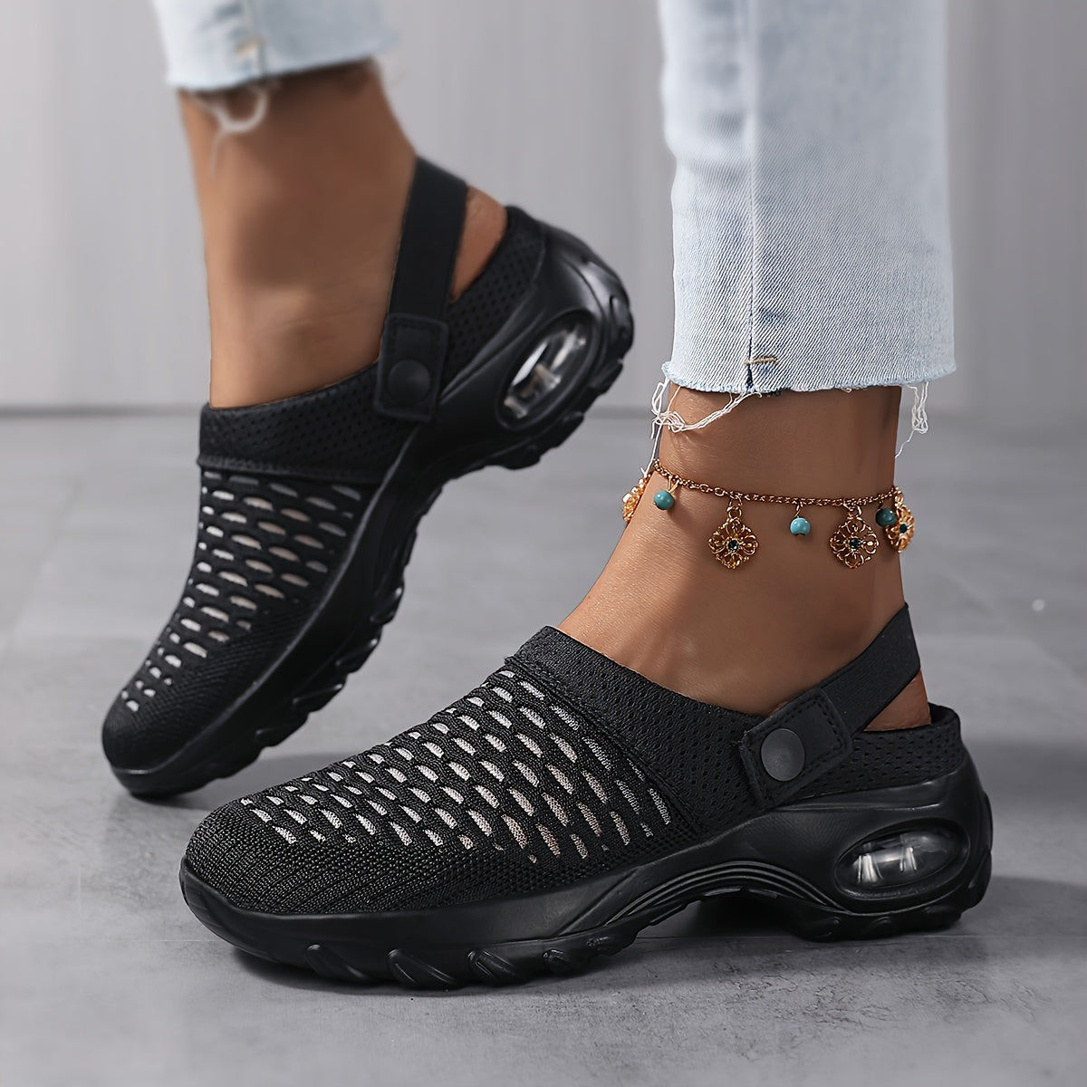 ⭐ Last Day Sale 60% OFF ⭐Women's Orthopedic Clogs With Air Cushion Support to Reduce Back and Knee Pressure