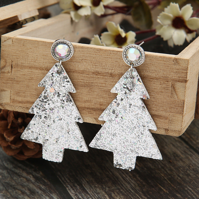 Fashion Statement Christmas Tree Earrings