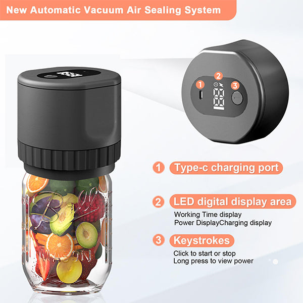 SAKER® Electric Vacuum Sealer For Mason Jars