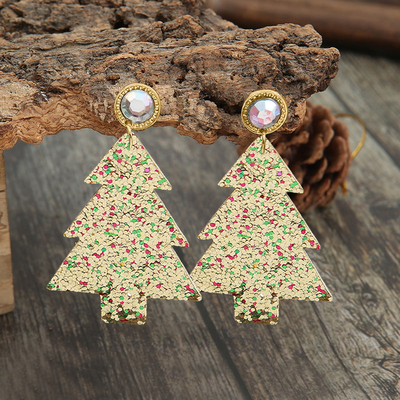 Fashion Statement Christmas Tree Earrings