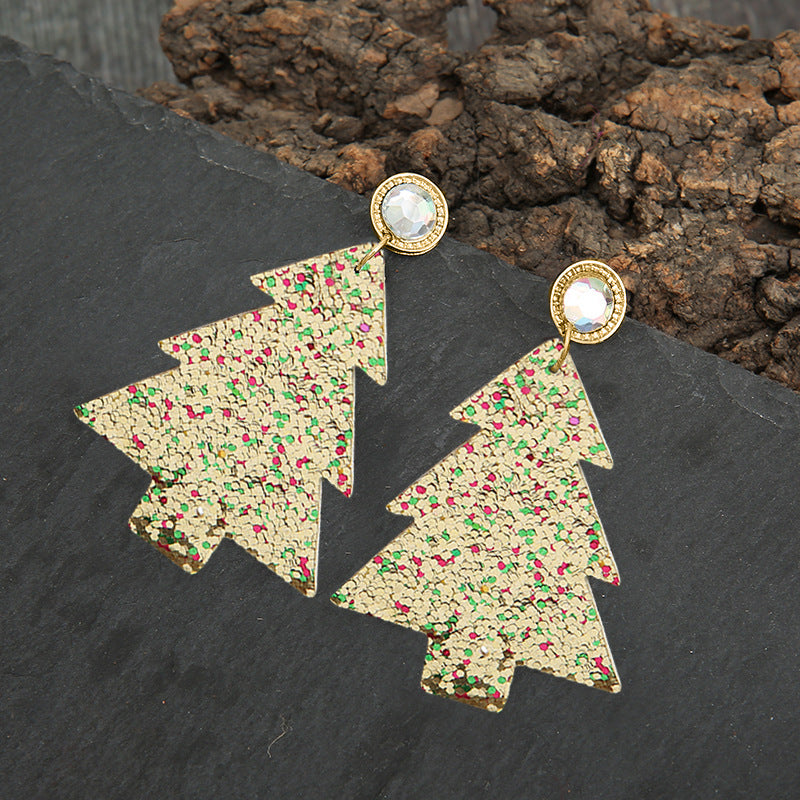 Fashion Statement Christmas Tree Earrings