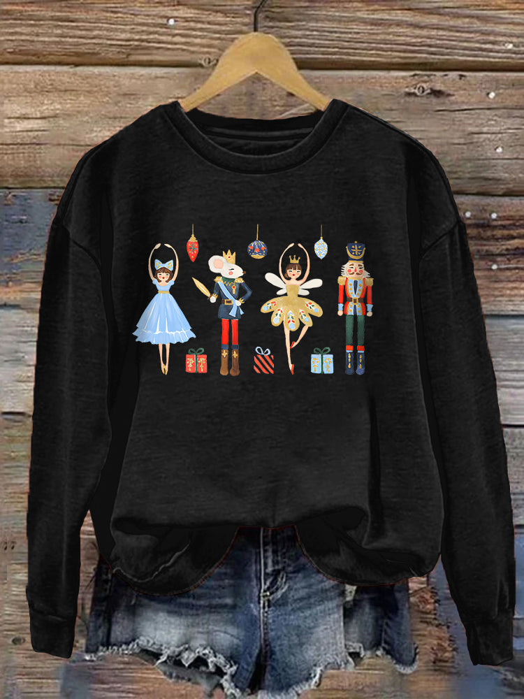 Christmas Funny Nutcracker Ballet Comfy Sweatshirt