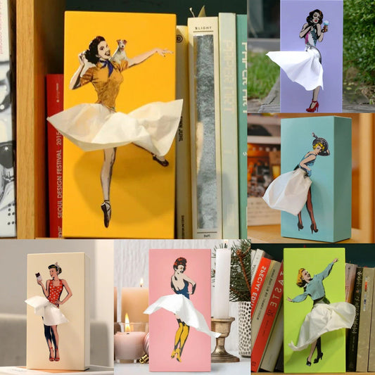 🎁 - Flying Skirt Tissue Box