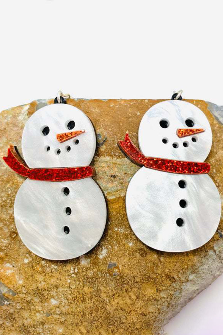 Fashion Personality Snowman Earrings