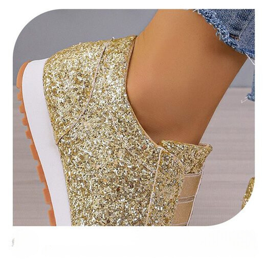 🔥Christmas Sale 60% Off🔥- Sparkling Glitter Elasticated Slip-On Fashion Sneakers