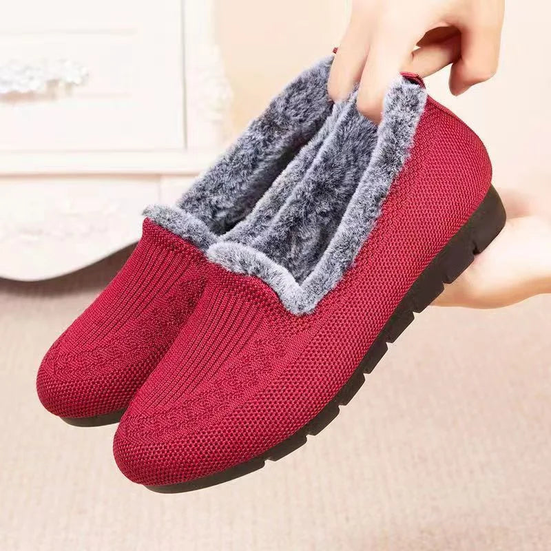 🔥Last Day 50% OFF -Shoes Keep Warm This Winter: Women's Faux Fur Lined Shoes-Buy 2 Free Shipping