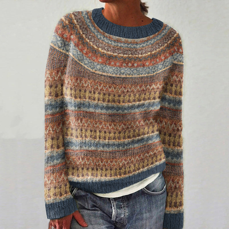 Vintage Tribal Pattern Warm Comfy Sweater