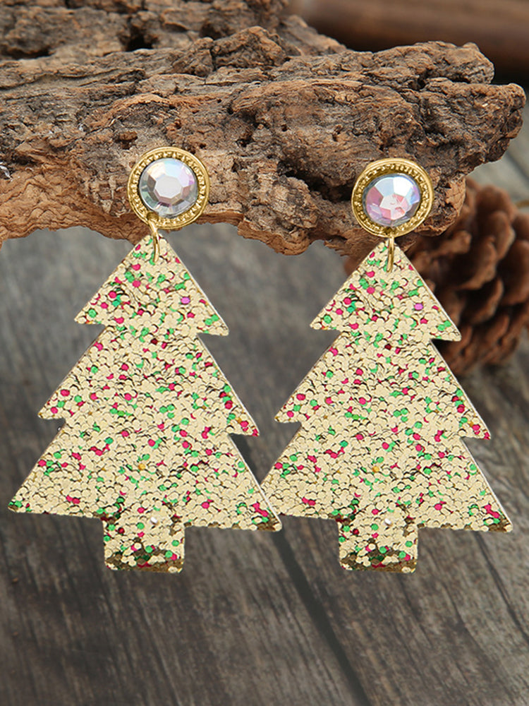 Fashion Statement Christmas Tree Earrings