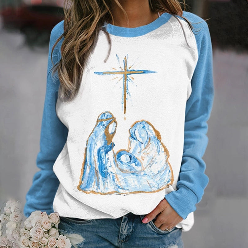 Christmas The True Story Nativity Sweatshirt