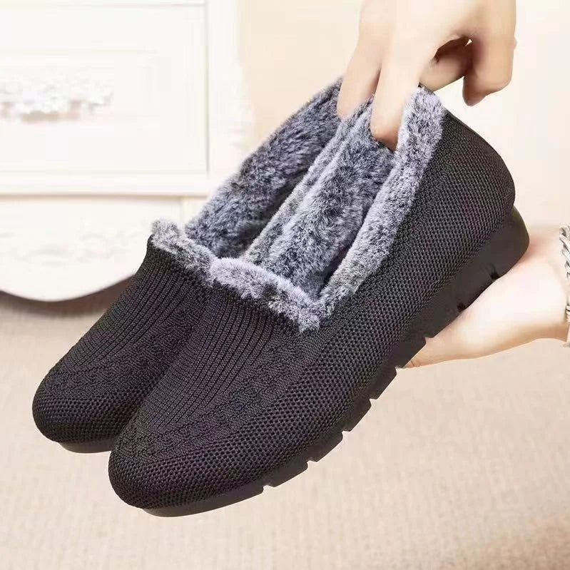 🔥Last Day 50% OFF -Shoes Keep Warm This Winter: Women's Faux Fur Lined Shoes-Buy 2 Free Shipping